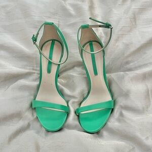 Zara Mint Green Strappy Heels